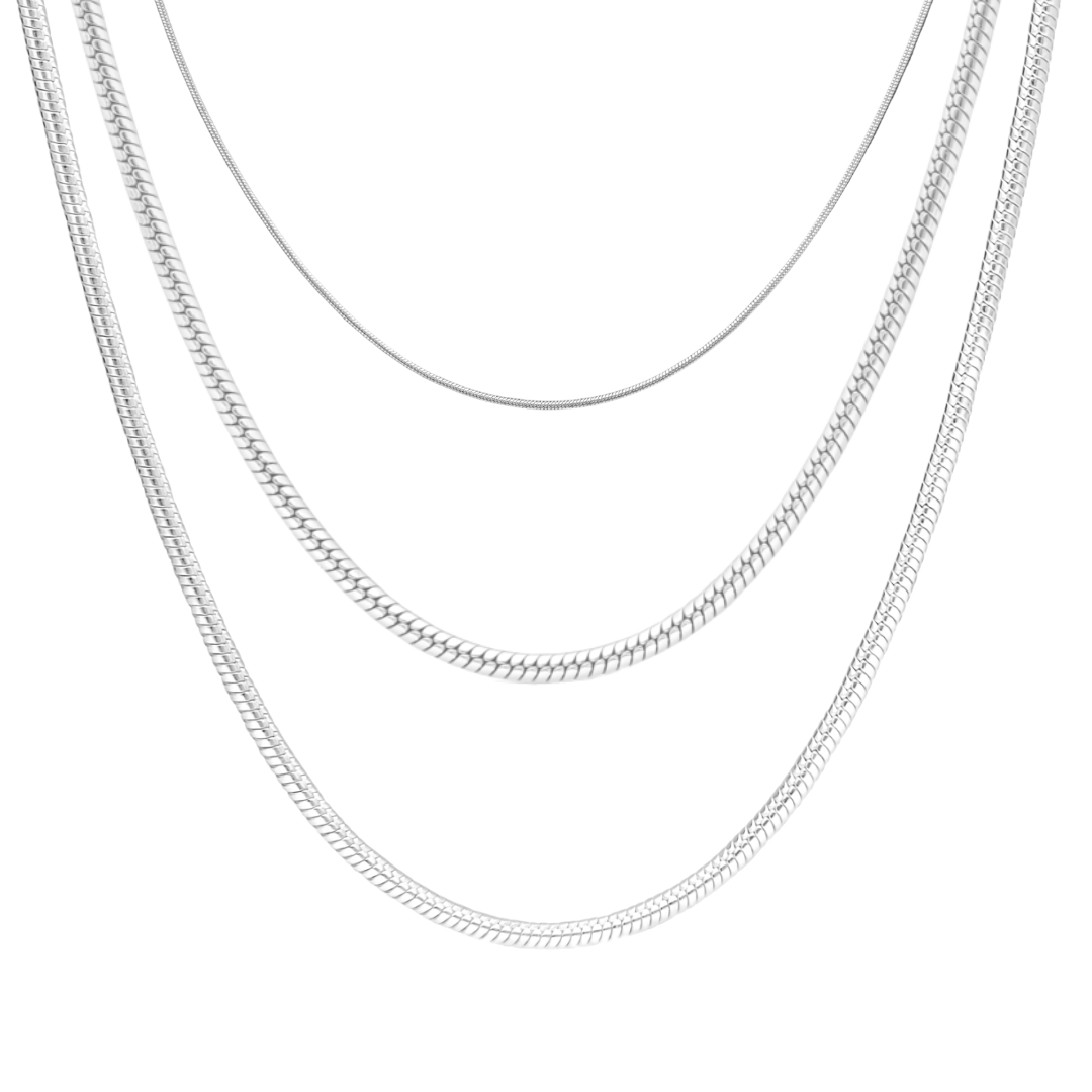 Delicate 3 Piece Layered Necklace