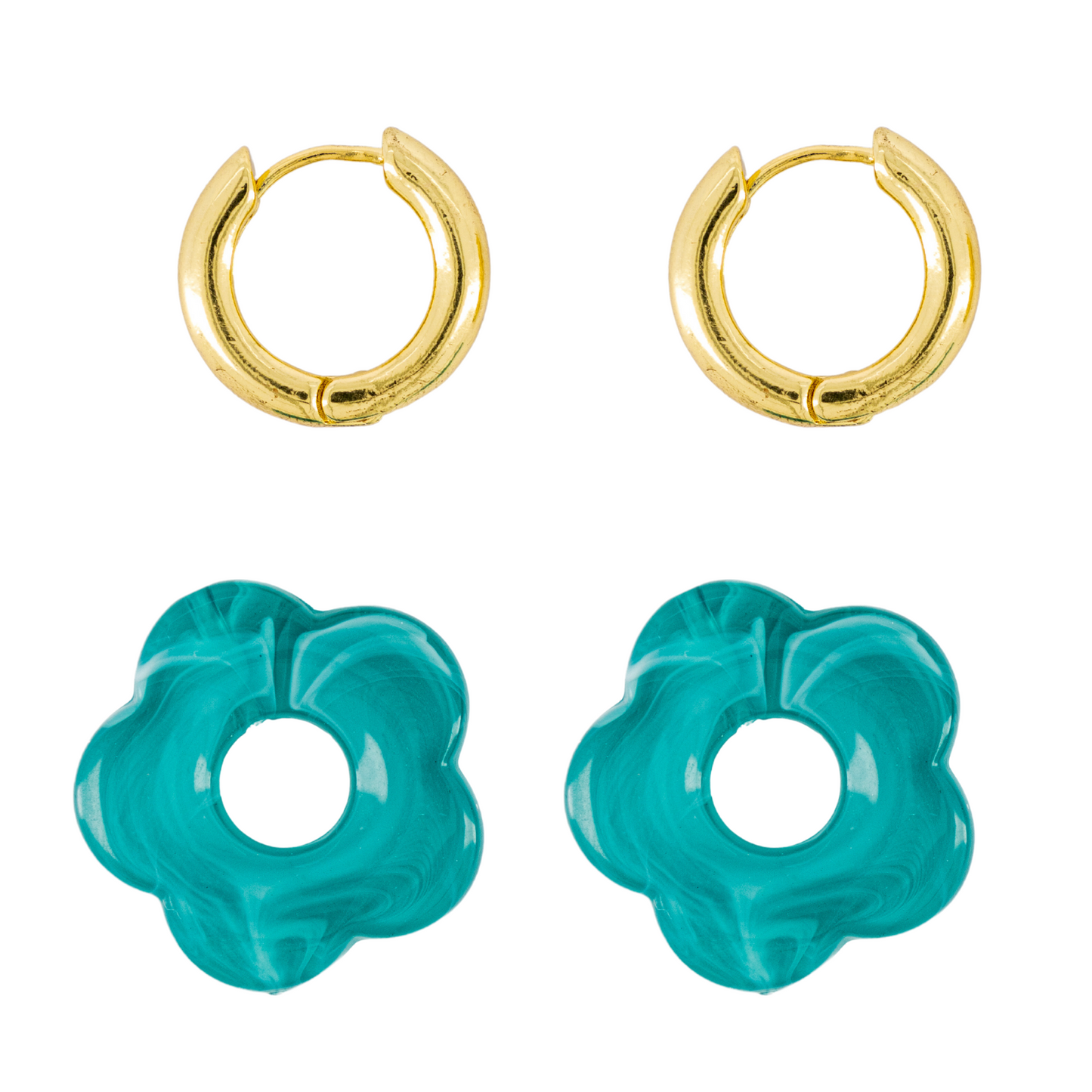 Le Fleur Bleue Earrings