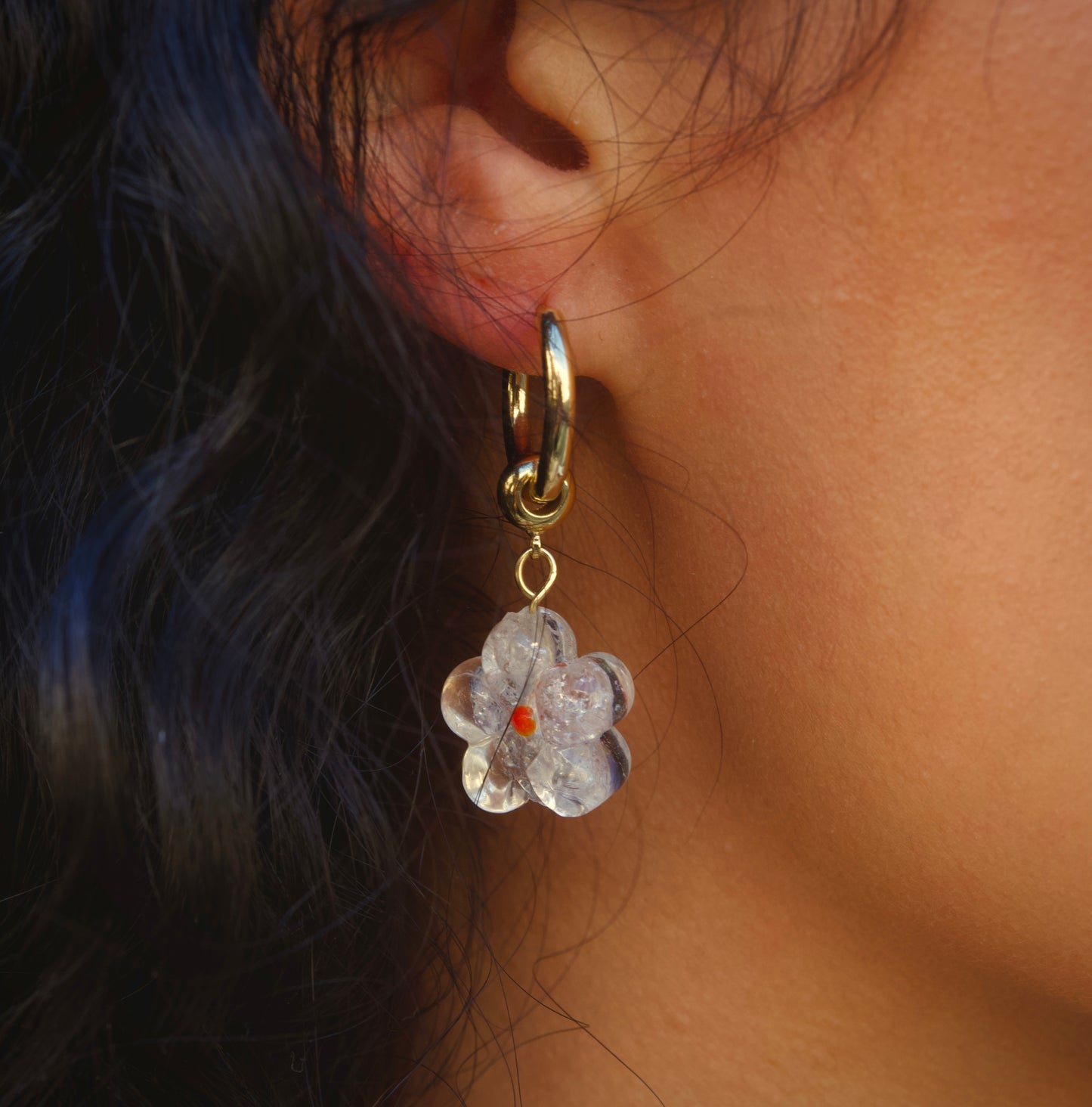 Le Fleur Goutte de Marguerite Earrings