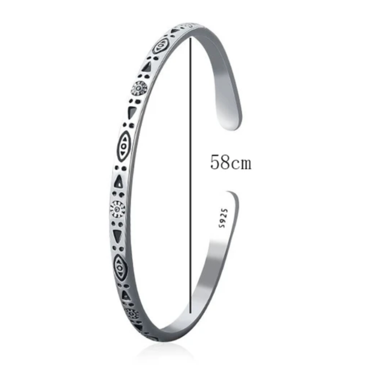 Minimalist Impression Cuff Bangle