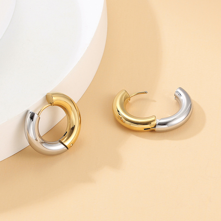 Radiant  Hoop Earrings - Gold & Silver