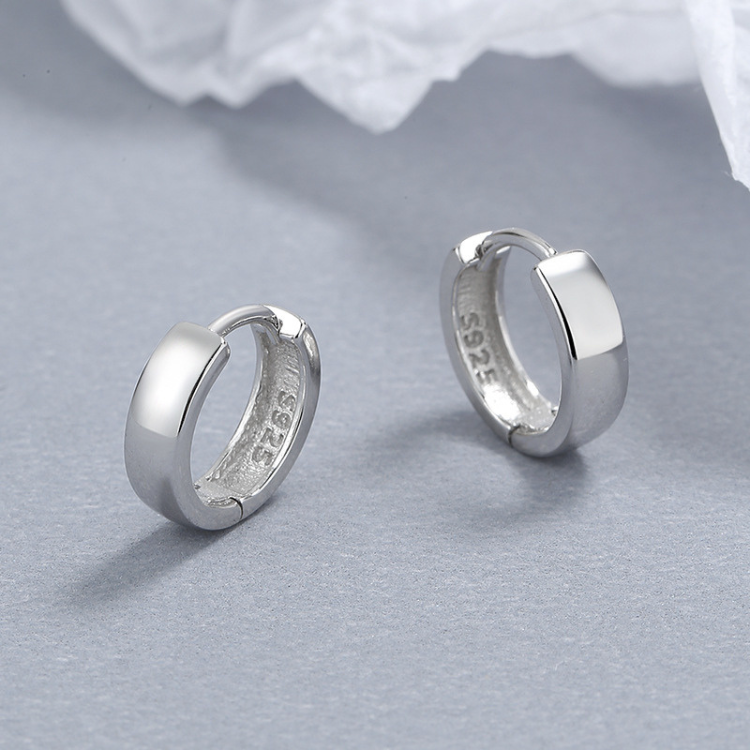 Modern Huggie Hoop Earrings