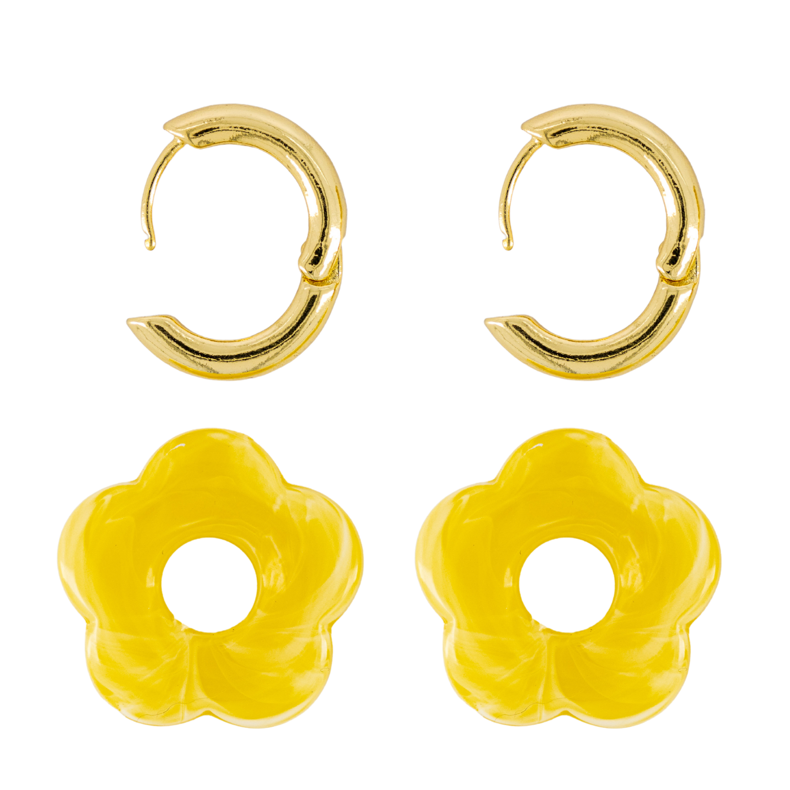Le Fleur Jaune Earrings