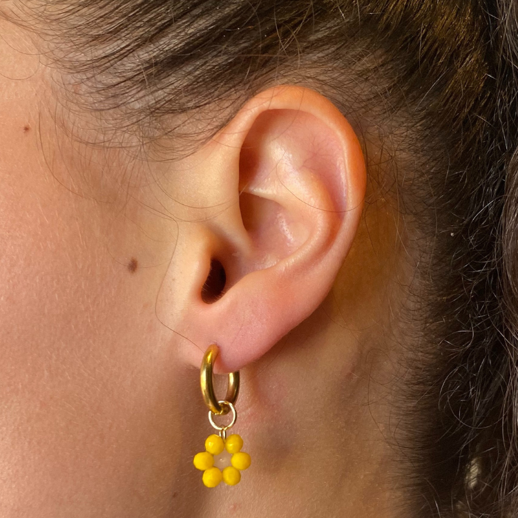 Le Fleur Jaune Vif Earrings