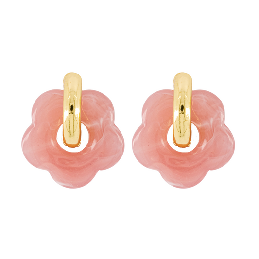 Le Fleur Rose Tendre Earrings