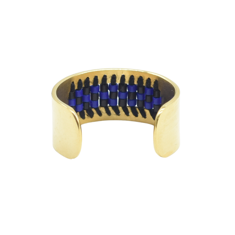 Miyukai Beaded Gold Ring
