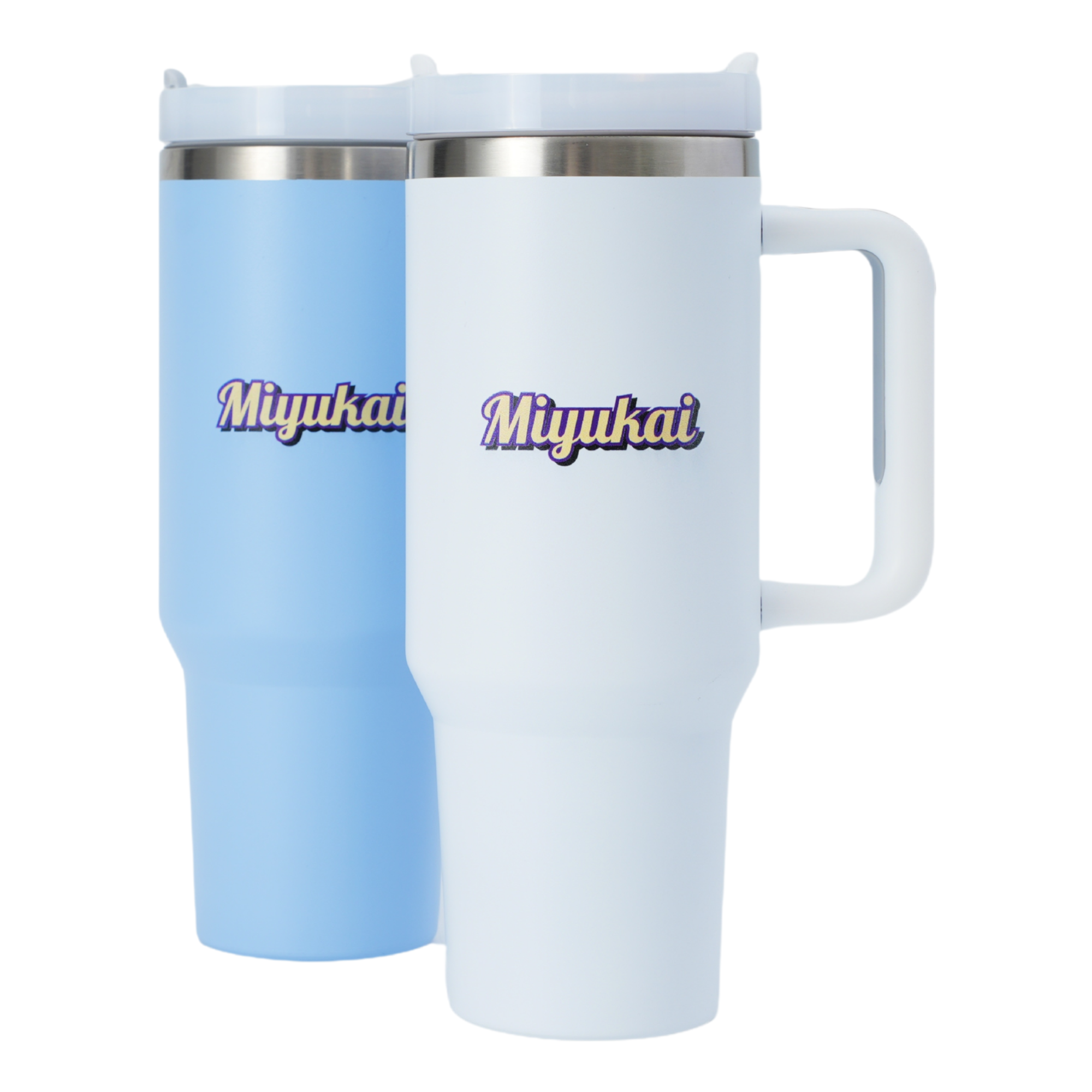 Miyukai 1.2L Thermal Mug – Vacuum Insulated Steel Water Bottle with Handle