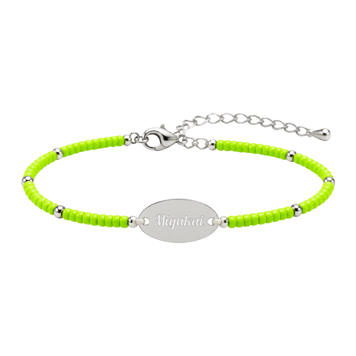 The Silver-Disc Miyukai Signature Bracelet