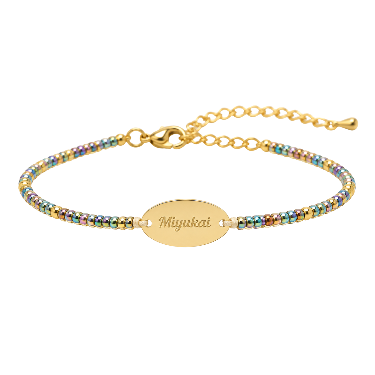 The Gold-Disc Miyukai Signature Bracelet