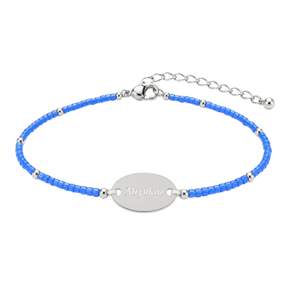 The Silver-Disc Miyukai Signature Bracelet