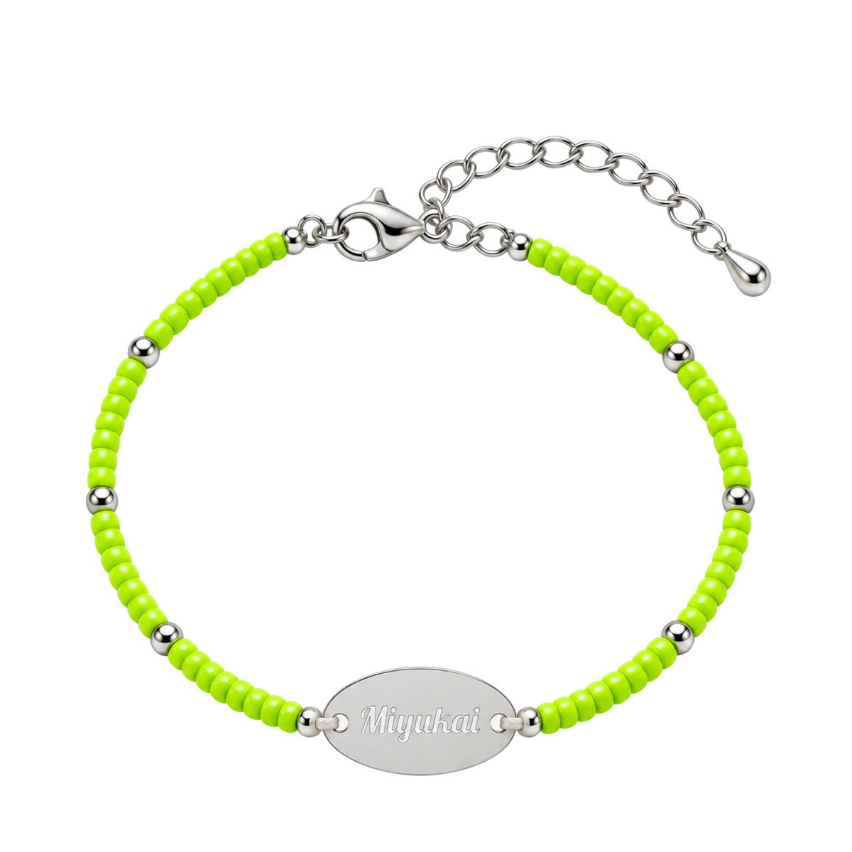 The Silver-Disc Miyukai Signature Bracelet