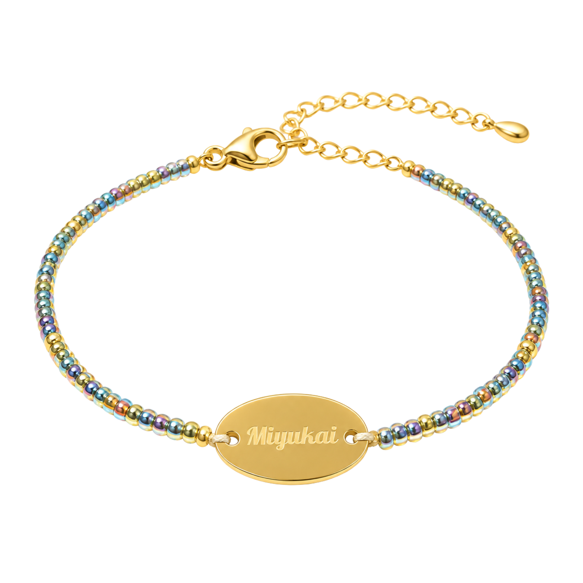 The Gold-Disc Miyukai Signature Bracelet