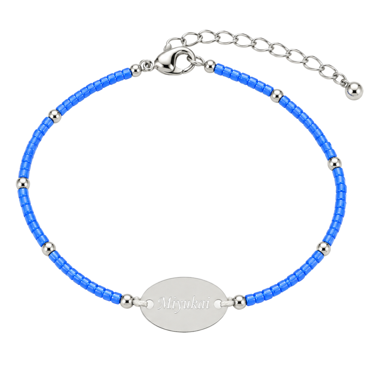 The Silver-Disc Miyukai Signature Bracelet
