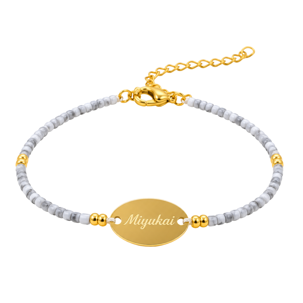 The Gold-Disc Miyukai Signature Bracelet