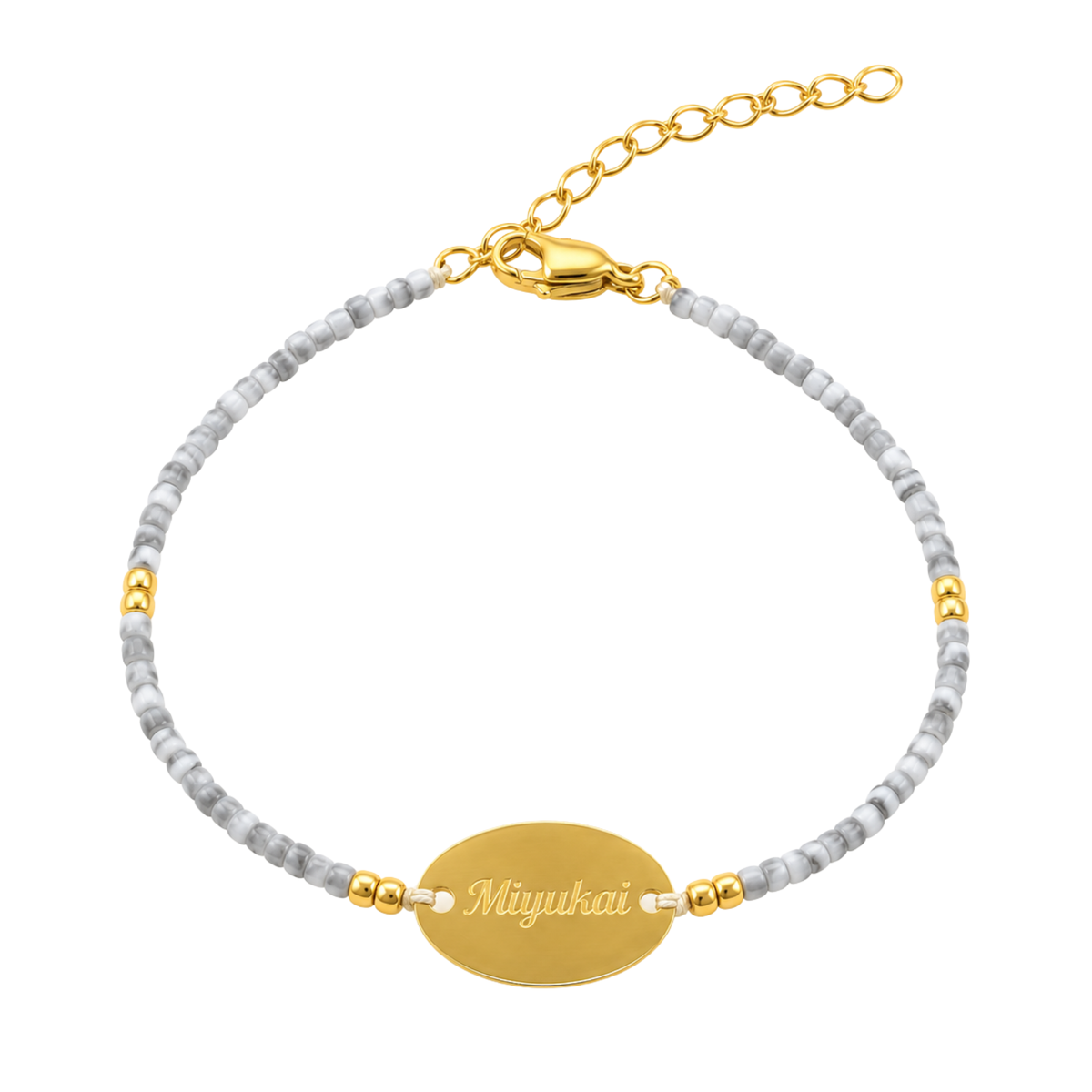 The Gold-Disc Miyukai Signature Bracelet