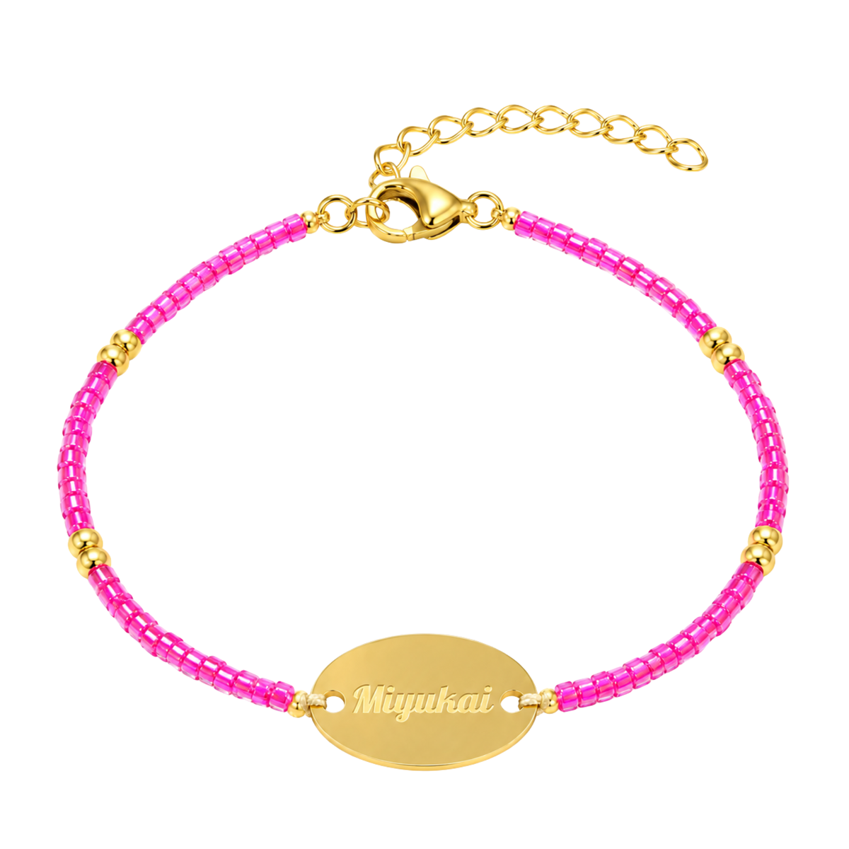 The Gold-Disc Miyukai Signature Bracelet