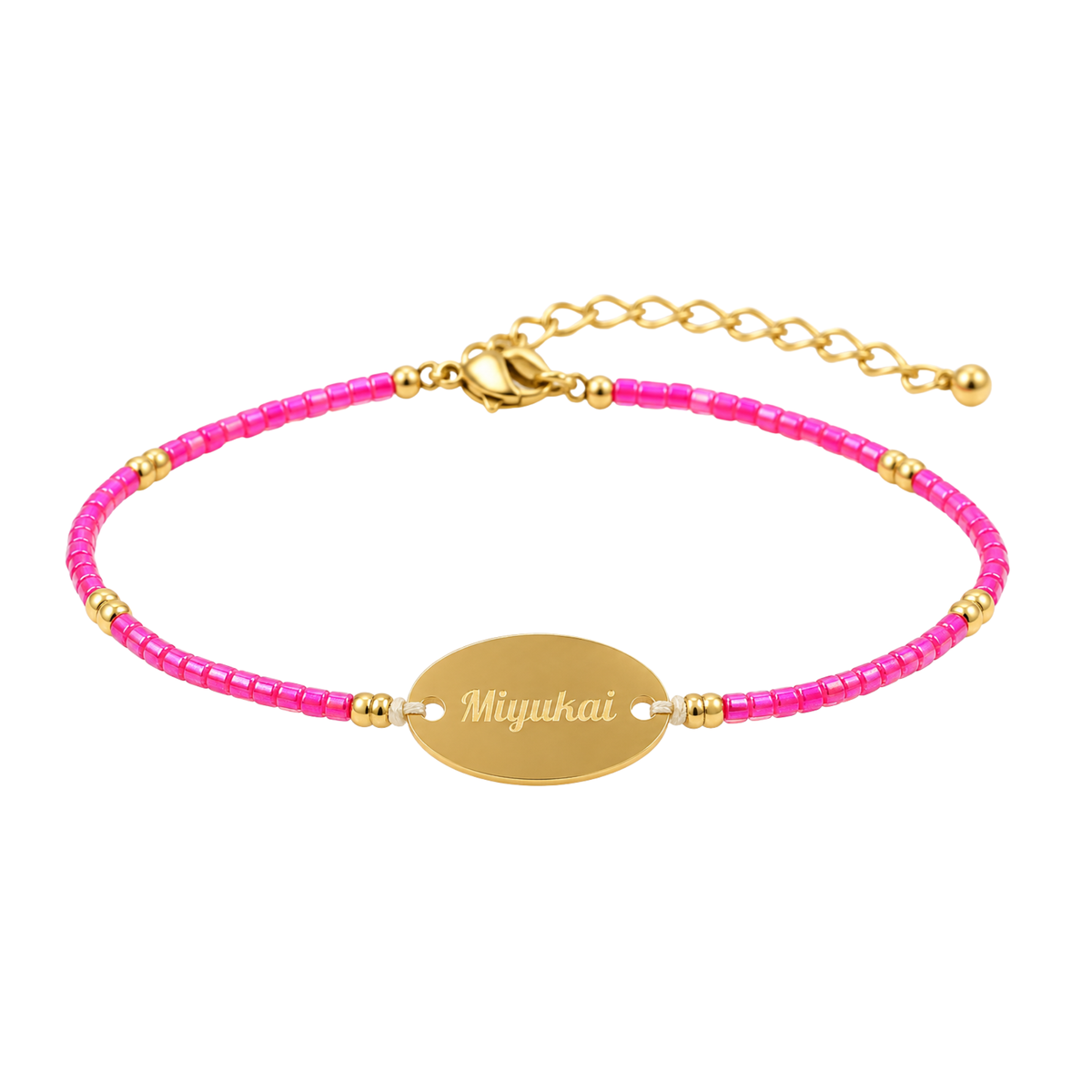 The Gold-Disc Miyukai Signature Bracelet