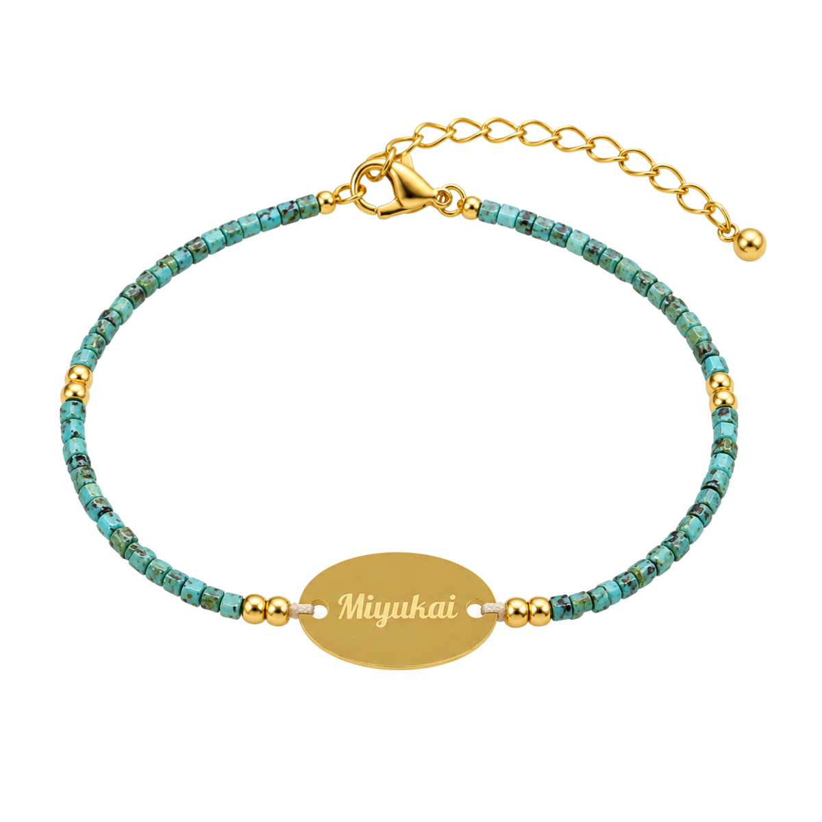 The Gold-Disc Miyukai Signature Bracelet