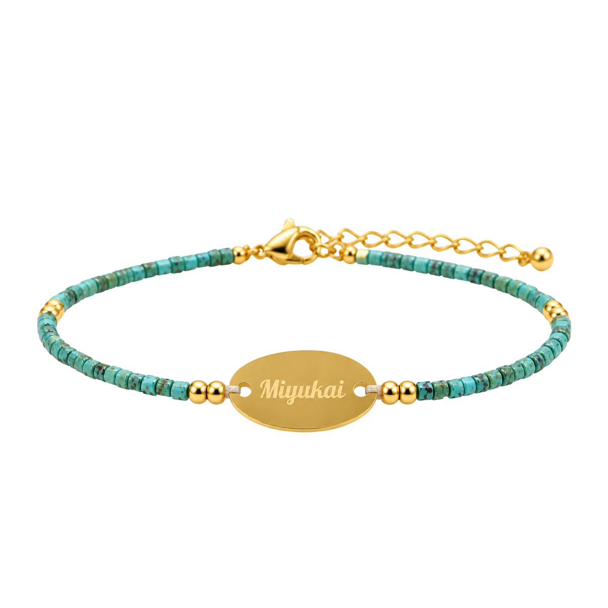 The Gold-Disc Miyukai Signature Bracelet