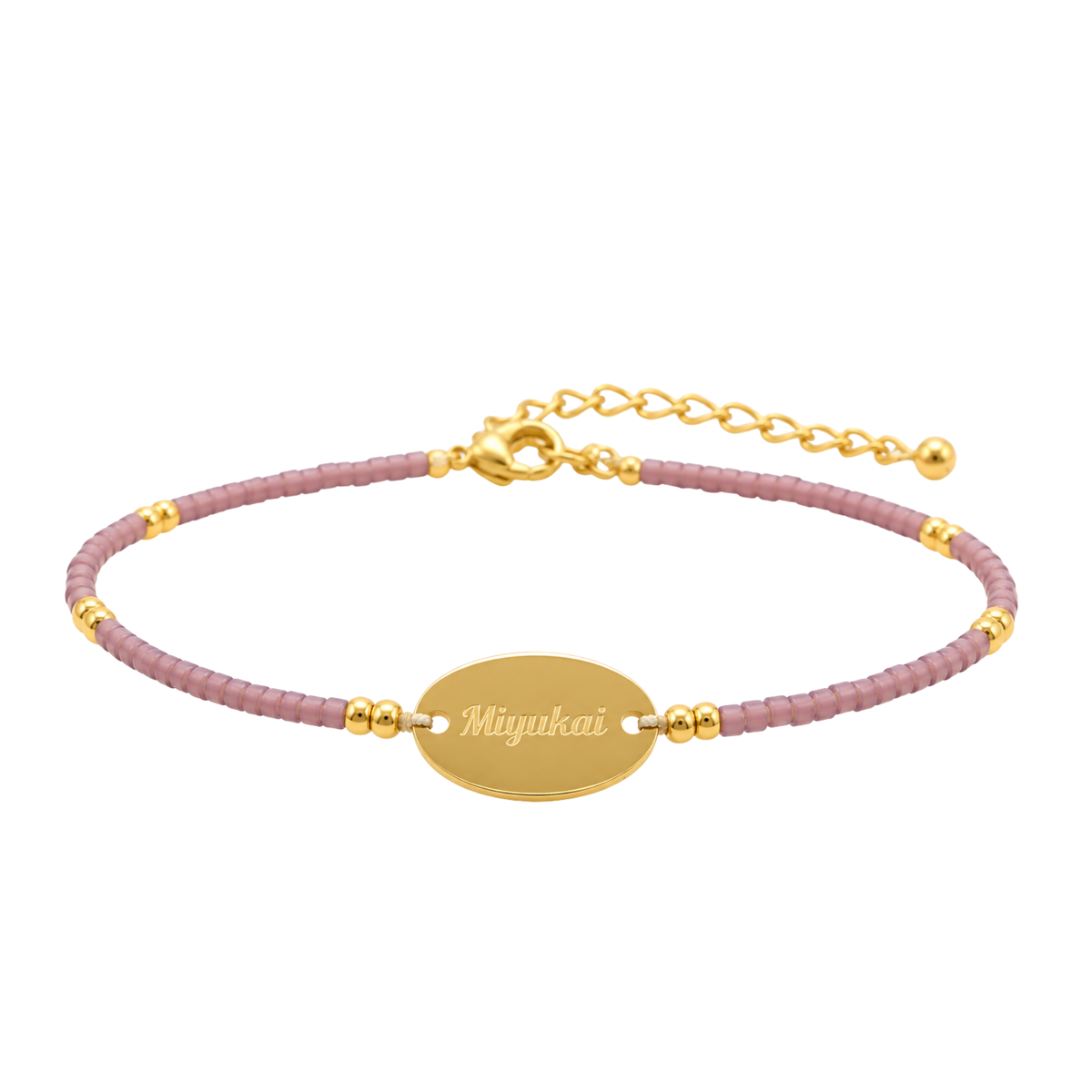 The Gold-Disc Miyukai Signature Bracelet