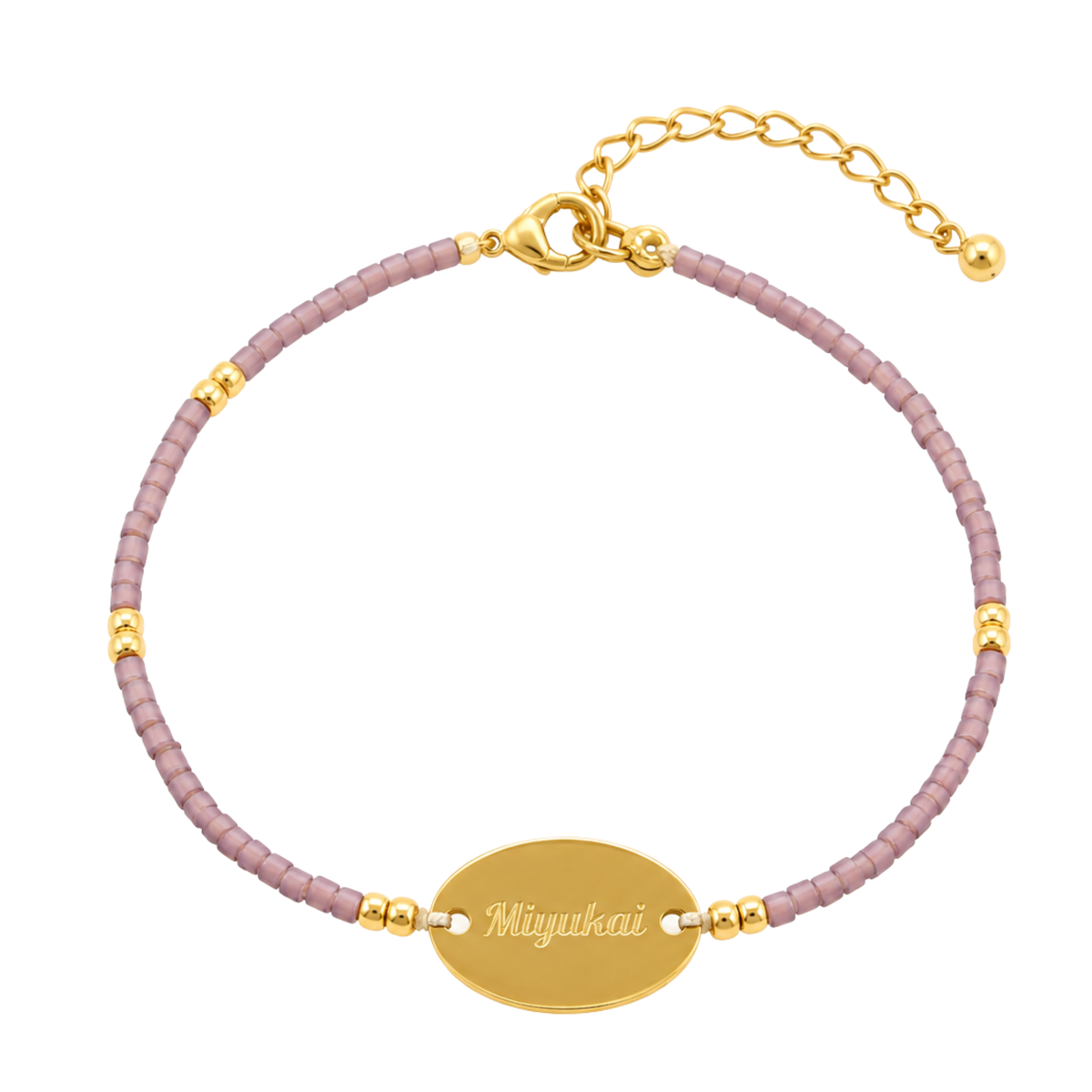 The Gold-Disc Miyukai Signature Bracelet