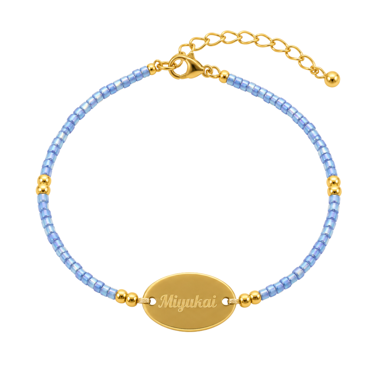 The Gold-Disc Miyukai Signature Bracelet
