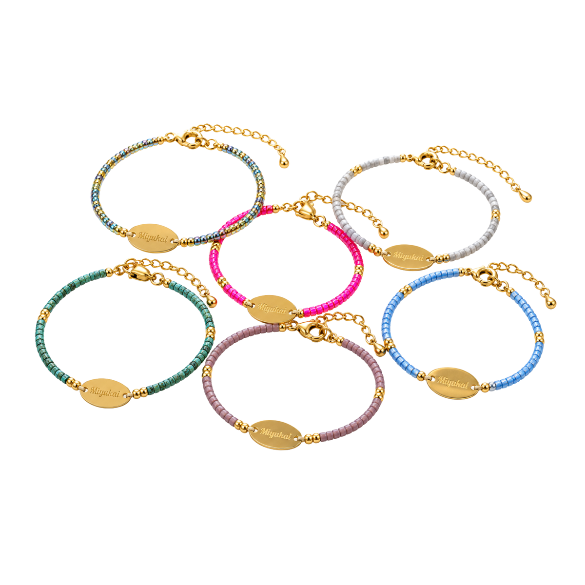 The Gold-Disc Miyukai Signature Bracelet