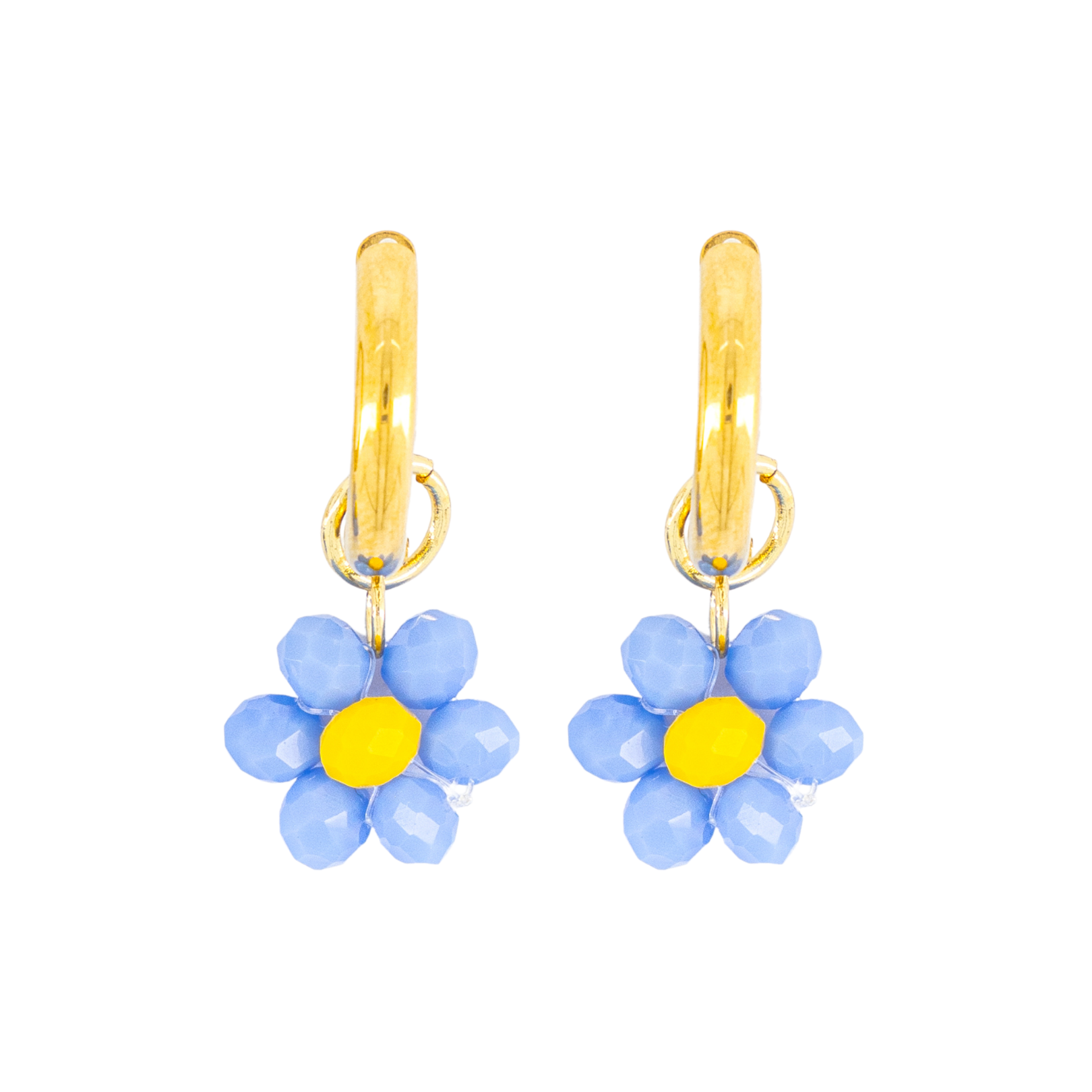 Le Fleur Bleue Marguerite Earrings