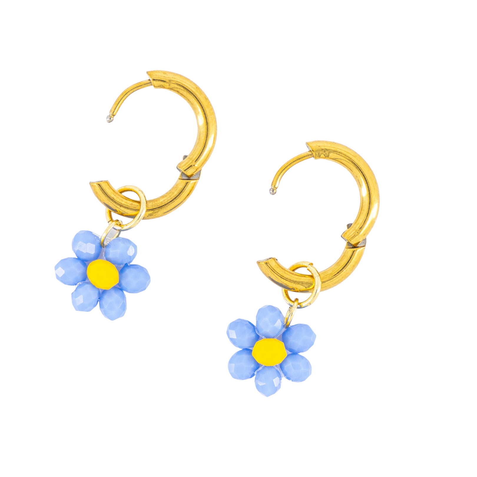 Le Fleur Bleue Marguerite Earrings