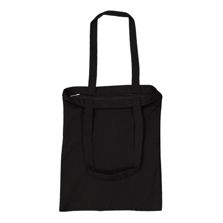 Black Miyukai Cotton Tote - Zip + Internal pocket