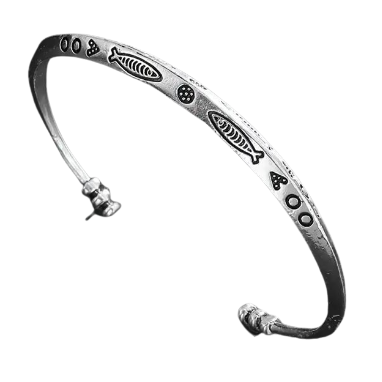 Minimalist Ocean Cuff Bangle