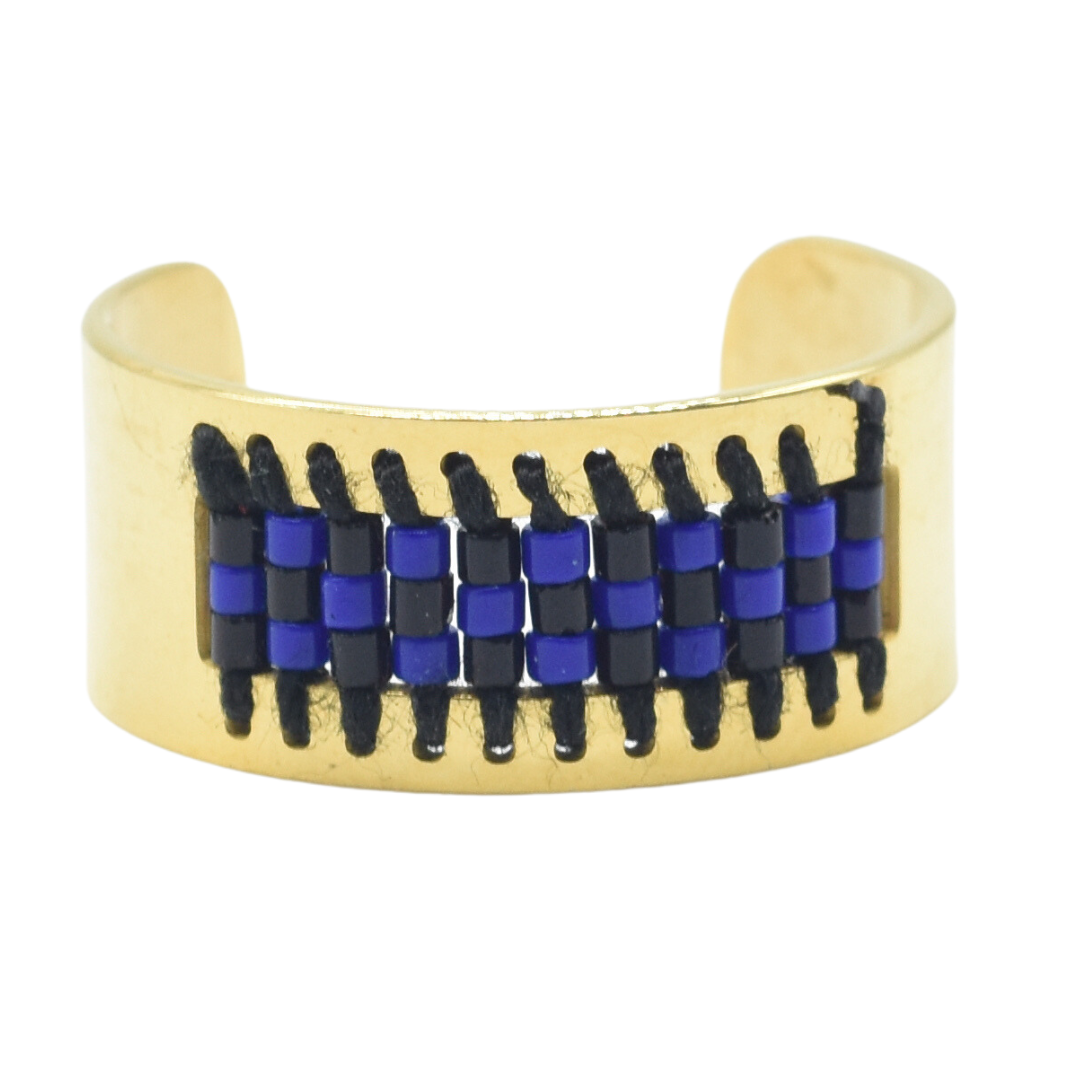 Miyukai Beaded Gold Ring