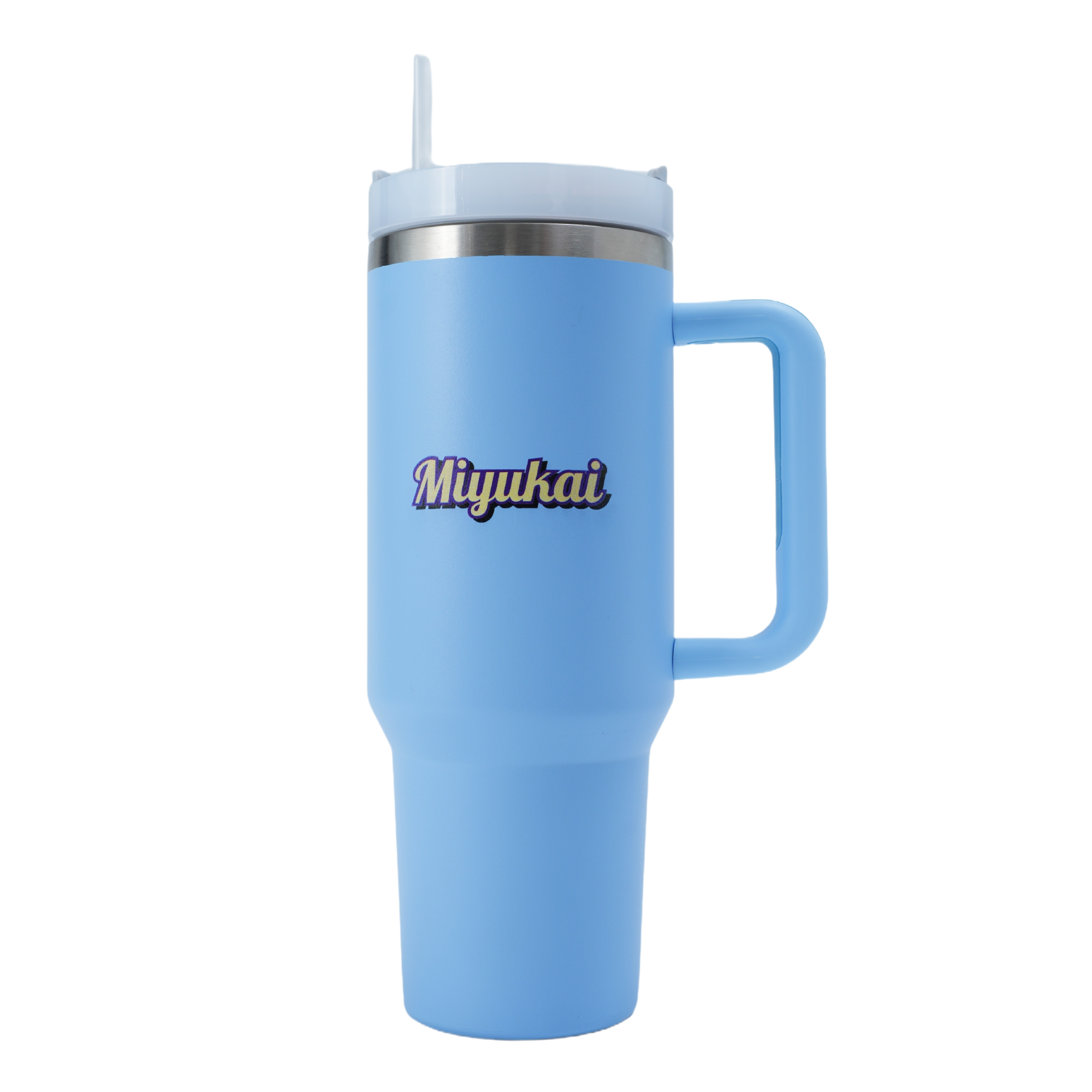 Miyukai 1.2L Thermal Mug – Vacuum Insulated Steel Water Bottle with Handle