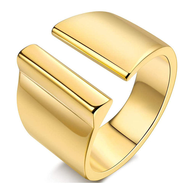 Miyukai Gold Letter Rings