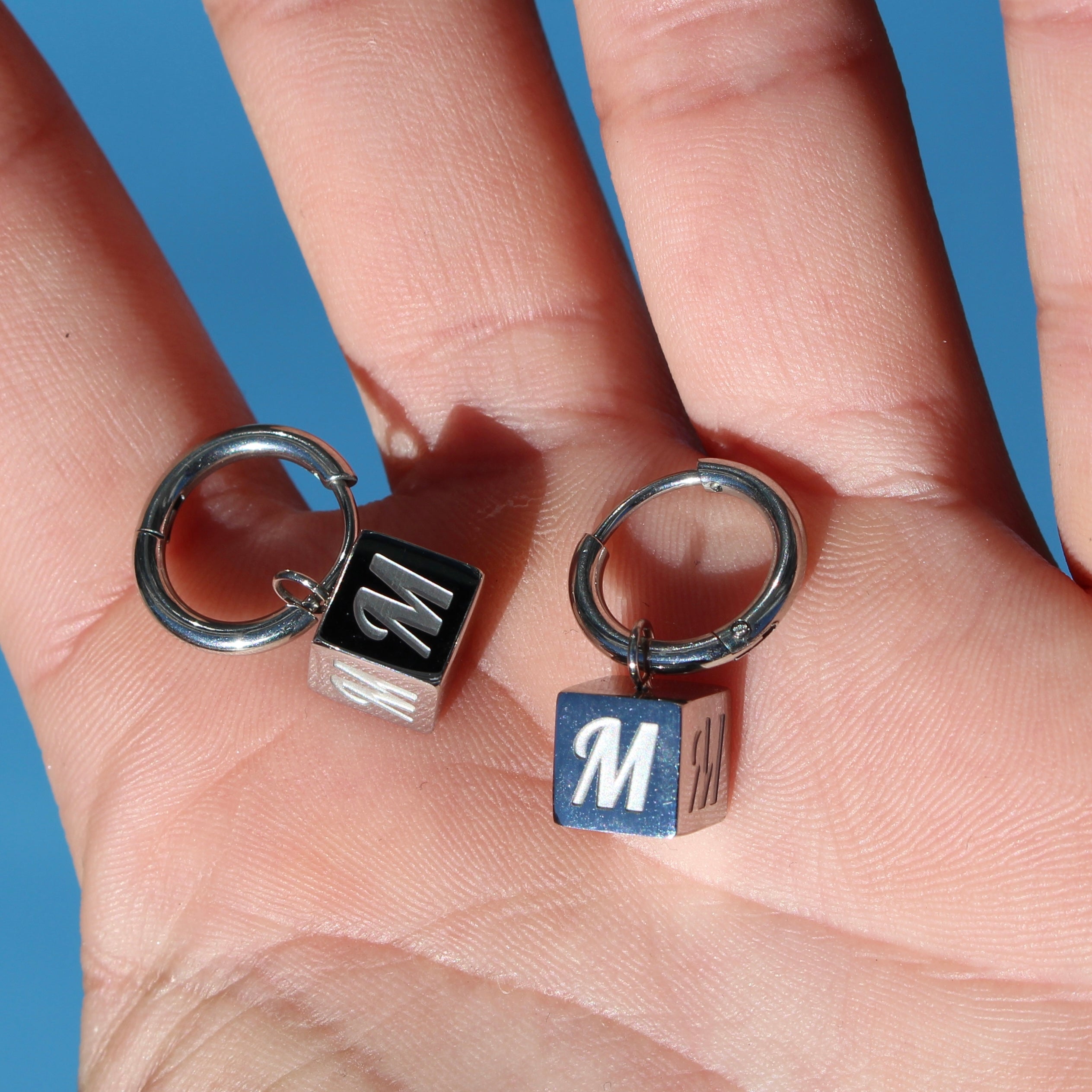 Miyukai Signature Cube Earrings