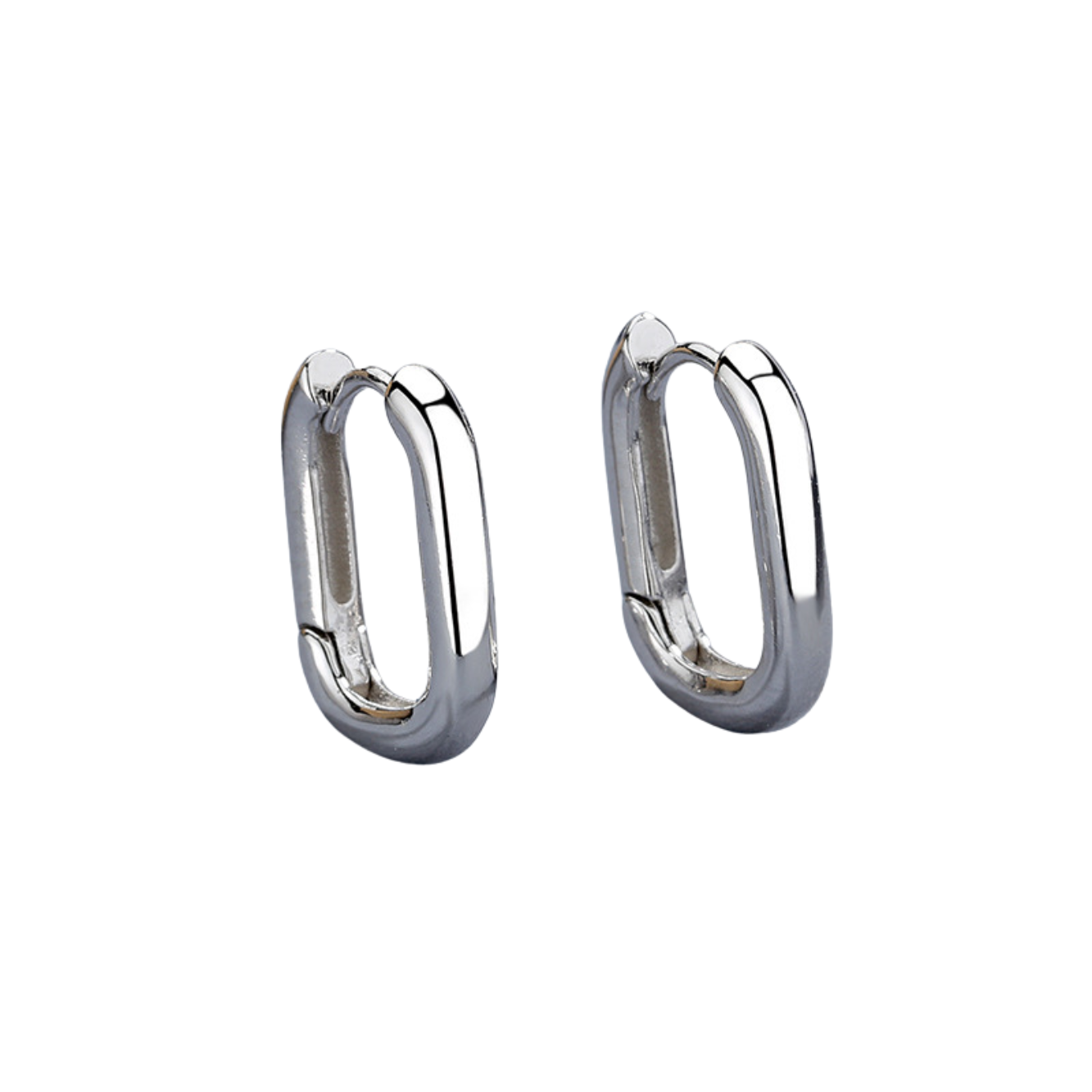 Classic Oval Hoop Earrings