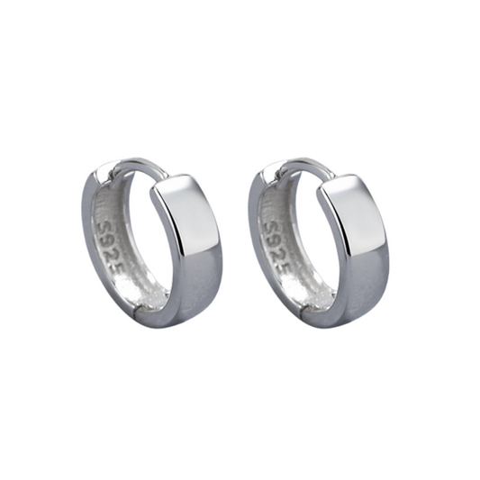 Modern Huggie Hoop Earrings