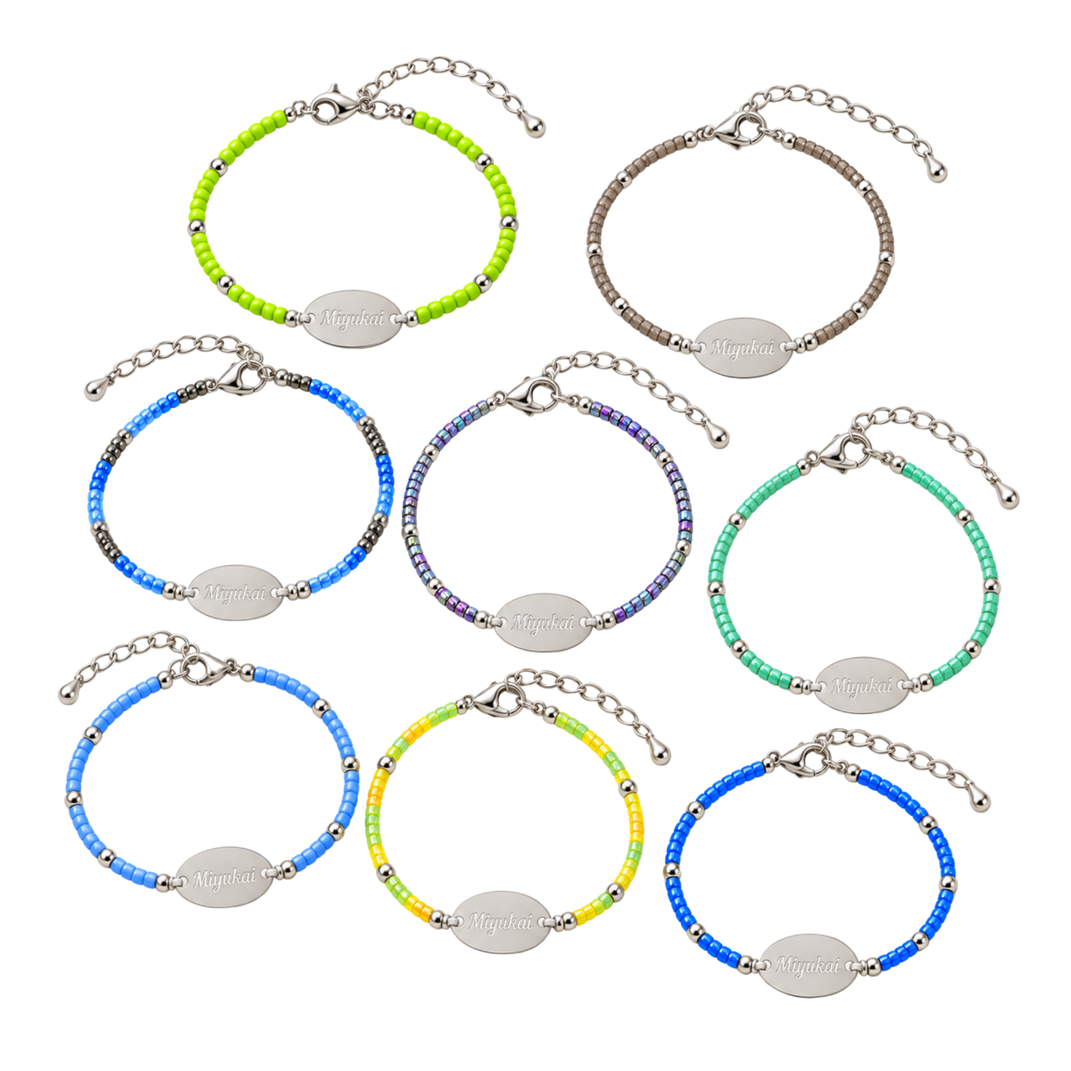 The Silver-Disc Miyukai Signature Bracelet