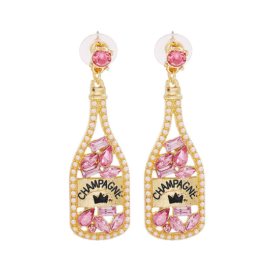 The Extravagant Champagne Earrings