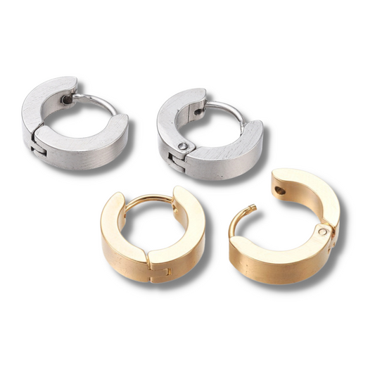 Huggie Hoop Earring Set