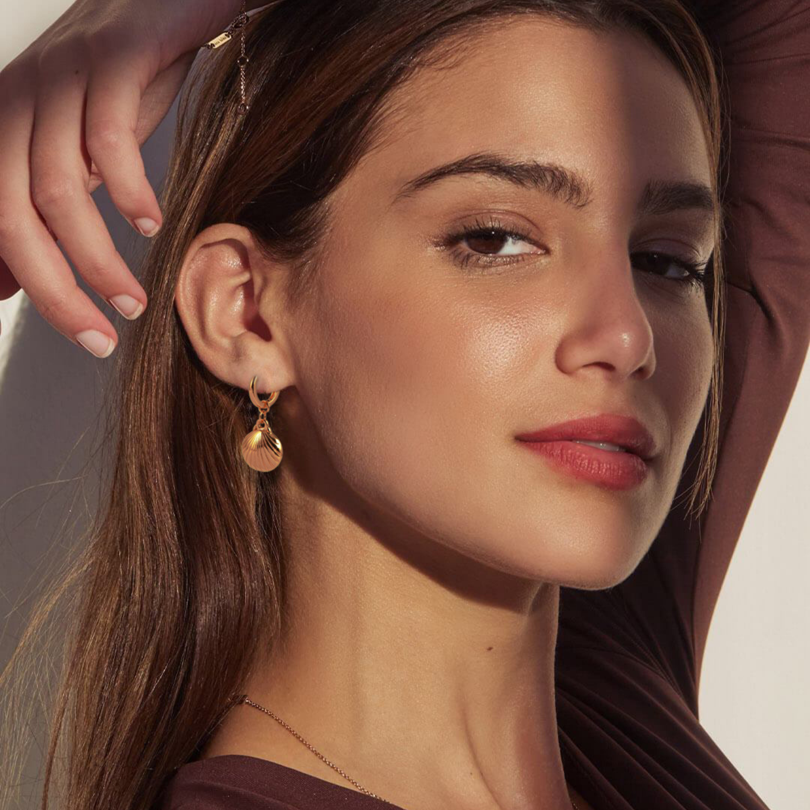 Stay Golden Shell Earrings