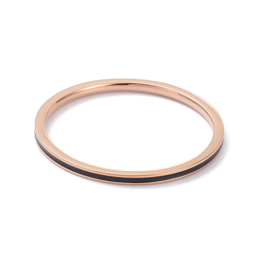 Minimalist Stainless Steel Stackable Ring Set