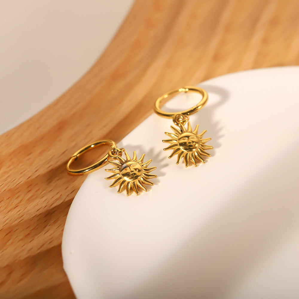 Stay Golden Sun Earrings