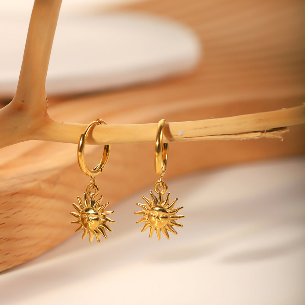 Stay Golden Sun Earrings