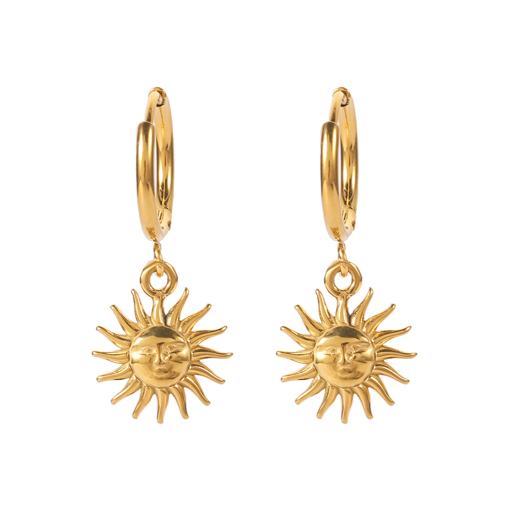 Stay Golden Sun Earrings