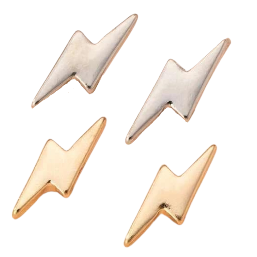 Lightning Bolt Earring Set