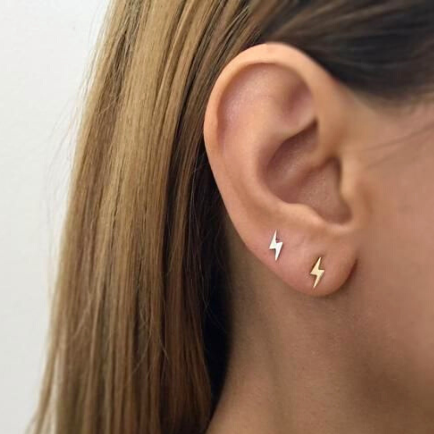 Lightning Bolt Earring Set