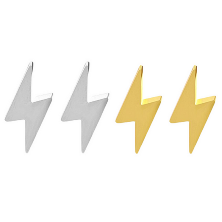 Lightning Bolt Earring Set