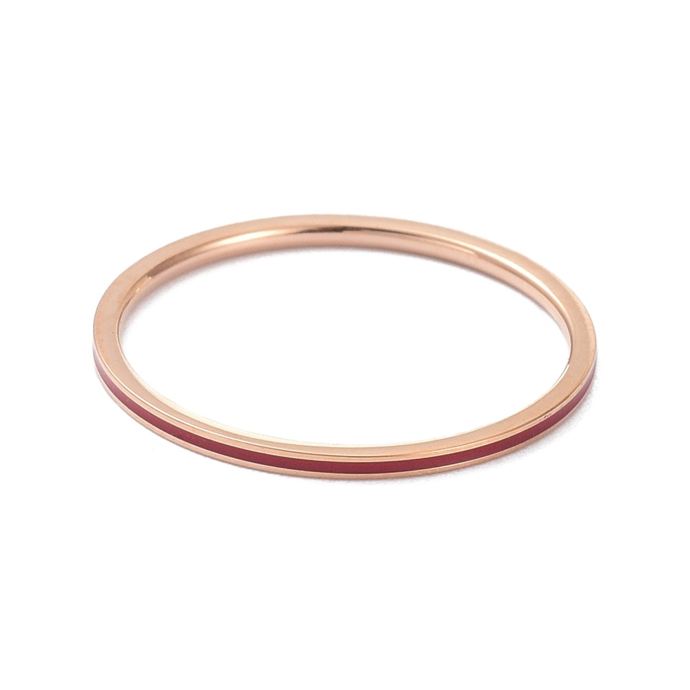Minimalist Stainless Steel Stackable Ring Set